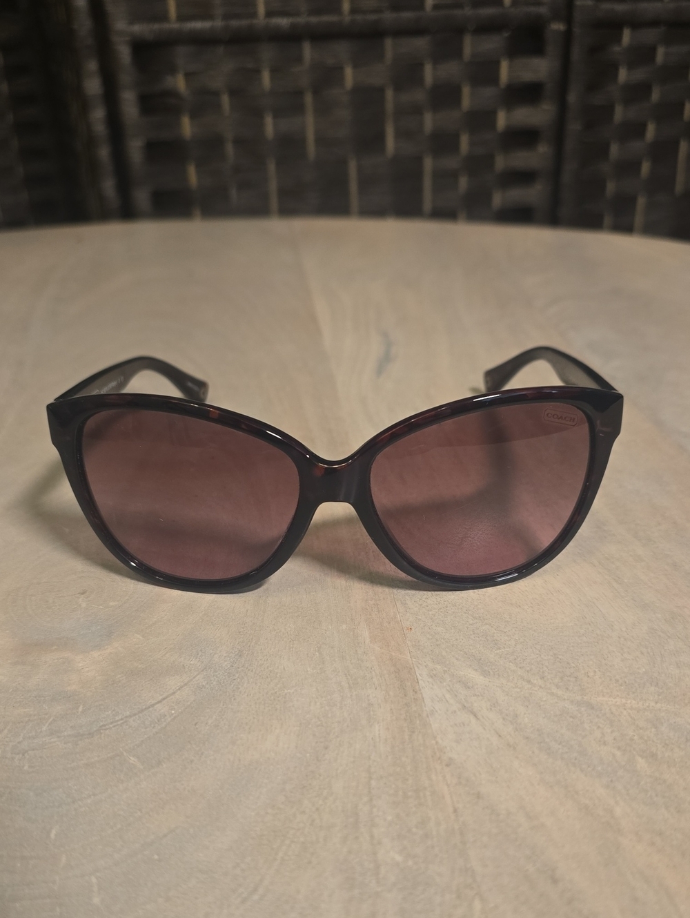 COACH Robyn Dark Tortoise Cat-Eye Sunglasses HC 8074